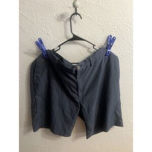 Haggar Cool 18 Pro Men's Size 42  Blue Plaid Shorts Inseam‎ 9 Inches